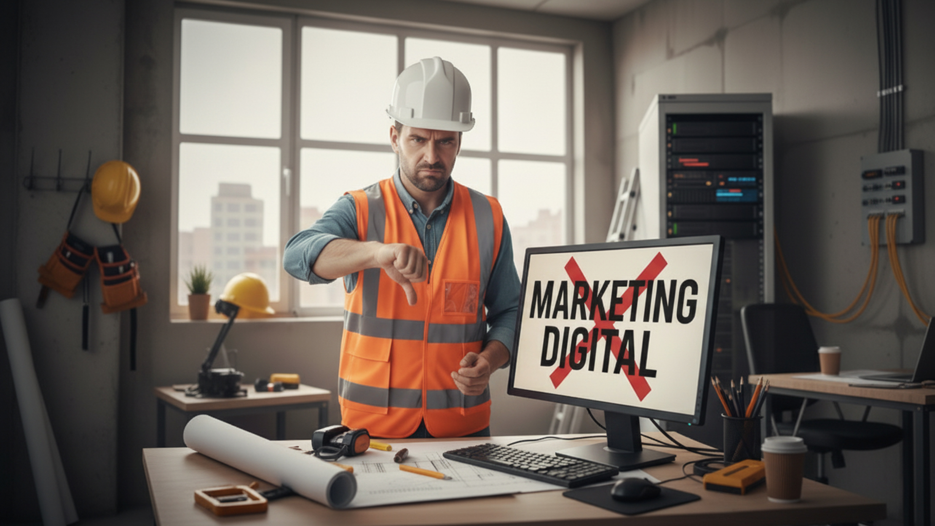 Imagem de destaque do post: Por que marketing digital para serviços não funciona (e o que realmente funciona)